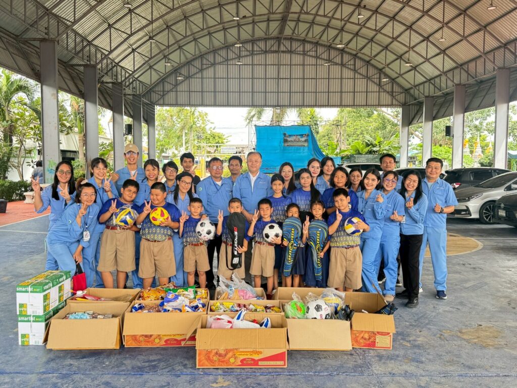 Csr 2025 ณ โรงเรียนวัดกาหลง บางบ่อ สมุทรปราการ (39)